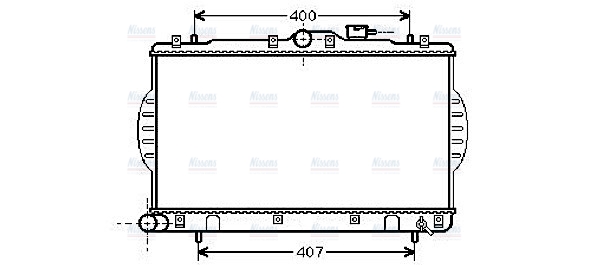 AVA Coolant Radiator HYA2047