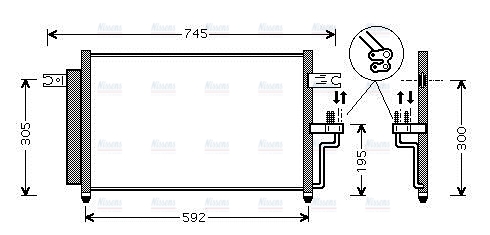 AVA Aircon Condenser HYA5082D
