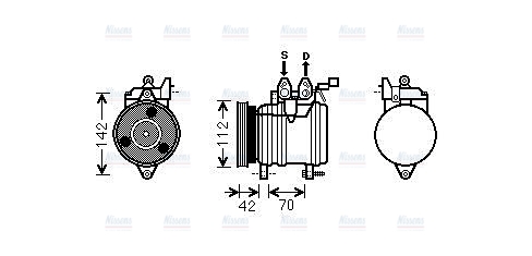 AVA Aircon Compressor HYAK201