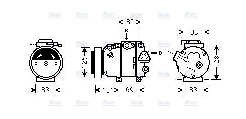 AVA Aircon Compressor HYAK240