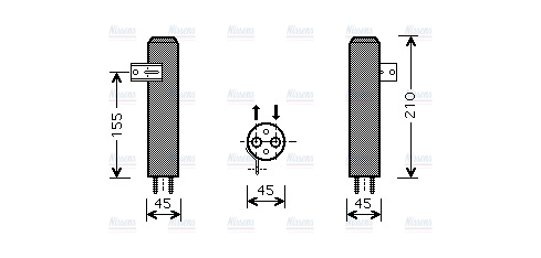 AVA Aircon Receiver Dryer Filter HYD157