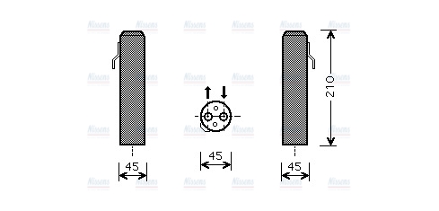 AVA Aircon Receiver Dryer Filter HYD218