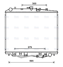 AVA Coolant Radiator IS2030