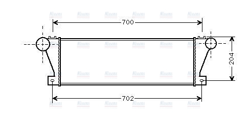 AVA Charge Air Intercooler IV4021