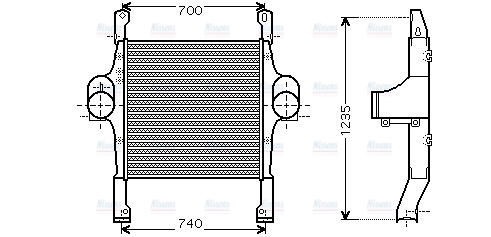 AVA Charge Air Intercooler IV4067