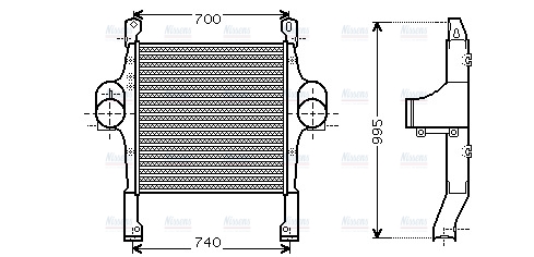 AVA Charge Air Intercooler IV4083