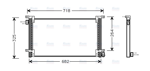 AVA Aircon Condenser IVA5044