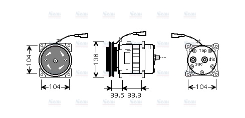 AVA Aircon Compressor IVAK093