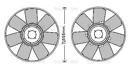 AVA Fan clutch IVB121