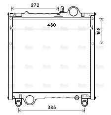 AVA Coolant Radiator JD2044