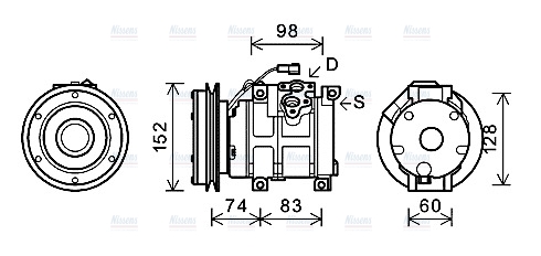 AVA Aircon Compressor JDAK018