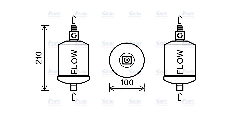 AVA Aircon Receiver dryer JDD013