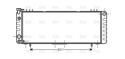 AVA Coolant Radiator JE2002
