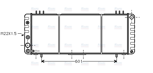 AVA Coolant Radiator JE2013