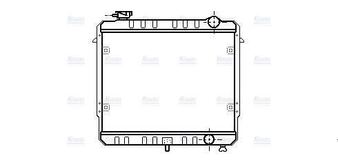 AVA Coolant Radiator JE2033
