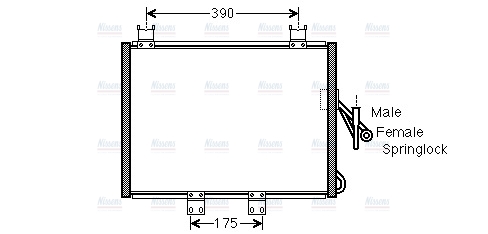AVA Aircon Condenser JEA5048
