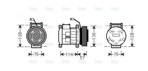 AVA Aircon Compressor JEAK034