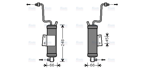 AVA Aircon Receiver dryer JED036