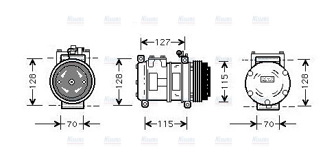 AVA Aircon Compressor JRK031