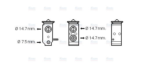 AVA Aircon Expansion Valve KA1195