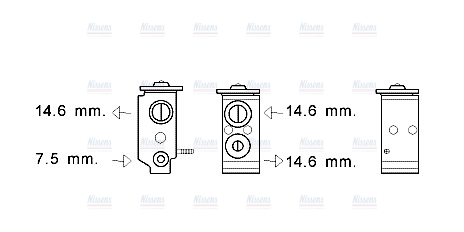 AVA Aircon Expansion Valve KA1268