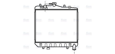 AVA Coolant Radiator KA2001