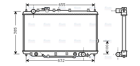 AVA Coolant Radiator KA2017