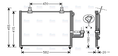 AVA Aircon Condenser KA5026