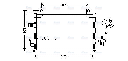AVA Aircon Condenser KA5068D