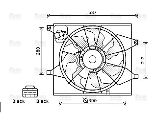 AVA Radiator Fan KA7525