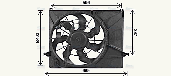 AVA Radiator Fan KA7546