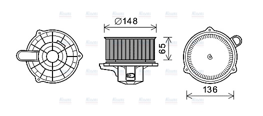AVA Cabin Fan Blower Motor KA8240