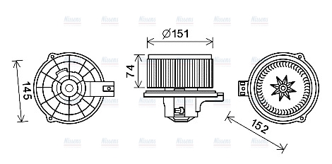 AVA Blower Fan KA8252