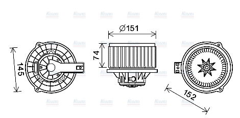 AVA Blower Fan KA8253