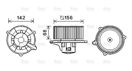AVA Cabin Fan Blower Motor KA8254