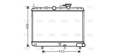 AVA Coolant Radiator KAA2271