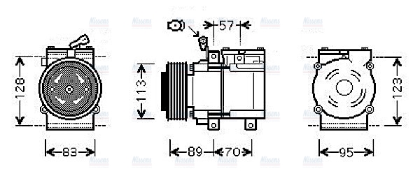 AVA Aircon Compressor KAAK137