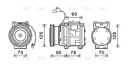 AVA Aircon Compressor KAAK178