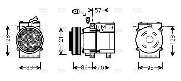 AVA Aircon Compressor KAAK205