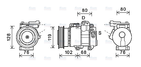 AVA Aircon Compressor KAAK244