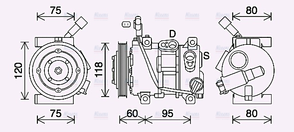 AVA Aircon Compressor KAK291