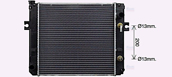 AVA Coolant Radiator KM2005