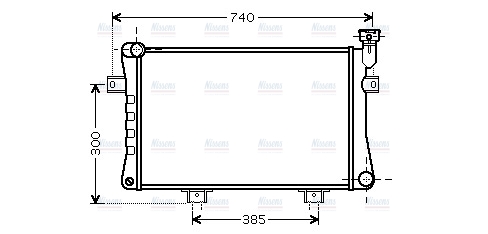 AVA Coolant Radiator LA2015