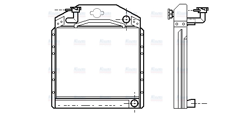 AVA Coolant Radiator ME2164