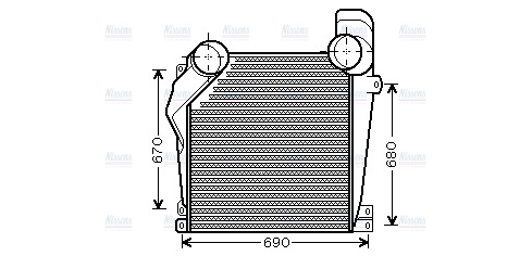 AVA Charge Air Intercooler ME4226