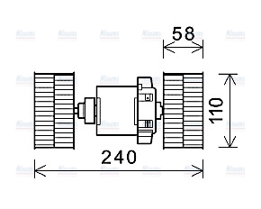 AVA Blower Fan ME8288
