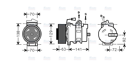 AVA Aircon Compressor MEAK239