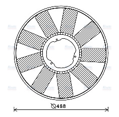 AVA Fan clutch MEB276