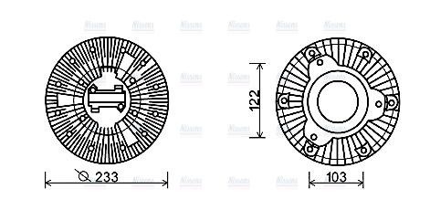 AVA Fan clutch MEC252