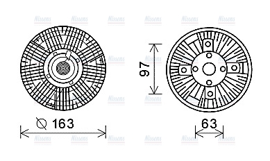 AVA Fan clutch MEC257